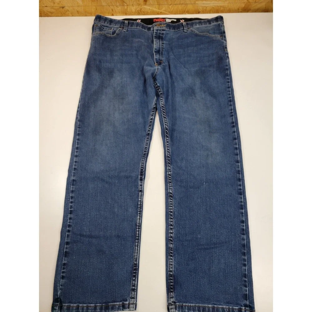 Wrangler Performance Series Jeans Men's 42x30 Straight Blue Stretch Denim 42